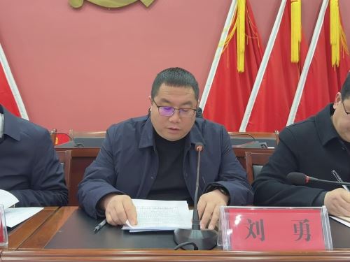 街道党工委副书记、办事处主任刘勇讲话