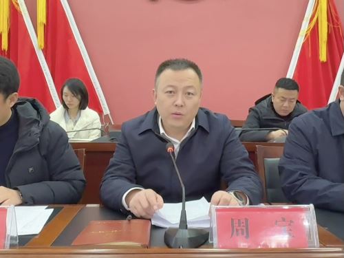 街道党工委书记周宝讲话