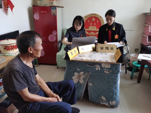 凤县法院：“云庭审”巡回审判 司法服务暖心便民