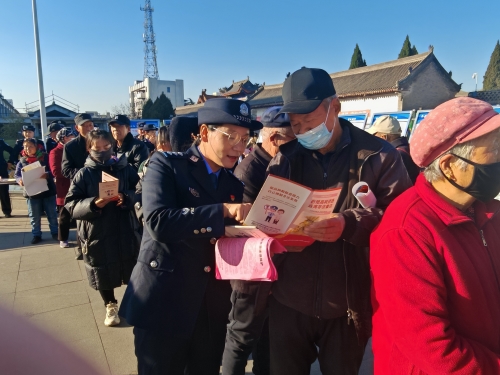 聚力平安宣传 推动平安建设  合阳公安开展平安建设集中宣传活动