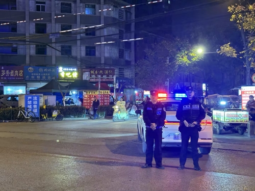 勉县公安：显性用警 织密夜间平安网