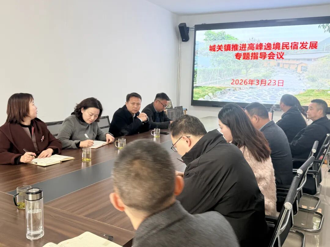 岚皋县城关镇召开高峰逸境民宿发展专题指导会  全力推动民宿产业提档升级