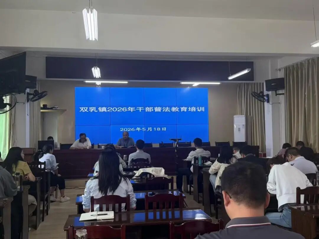 汉阴县双乳司法所开展干部普法教育培训暨《民法典》进机关活动