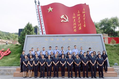 红心向党·竞展风采｜甘泉法院：把主题党日“搬”进红色旧址