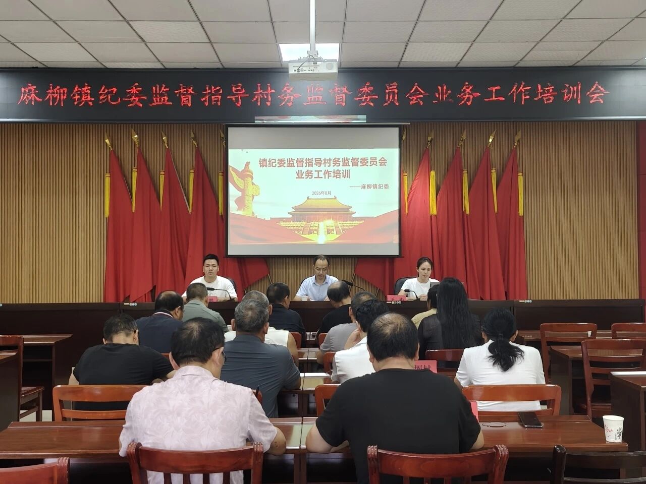 精准赋能强本领  实干提效筑根基——紫阳县麻柳镇召开监督指导村务监督委员会业务工作培训会