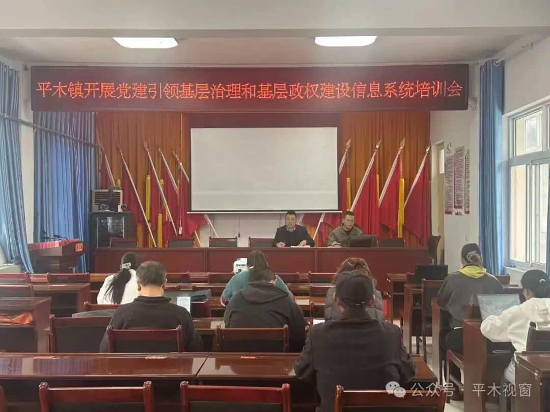 以训赋能强本领 数字提质促治理——凤县平木镇开展党建引领基层治理和基层政权建设信息系统专题培训